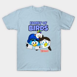 TIFFANY: Family of Birds T-Shirt